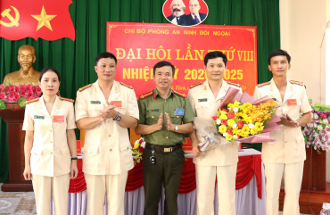 Chi bộ Phòng An ninh đối ngoại tổ chức Đại hội nhiệm kỳ 2020 – 2025